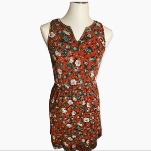 Market & Spruce Women’s Auria Sleeveless Floral Dress Size Small